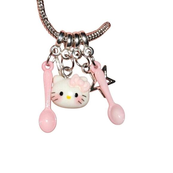 Silver Hello Kitty Adjustable Charm Bracelet - Picture 2 of 3